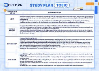 Khoá học TOEIC PREP – LỘ TRÌNH 0 → 800+ MIỄN PHÍ