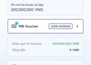 Cách nhận Voucher tài khoản số đẹp MBBank miễn phí 2026