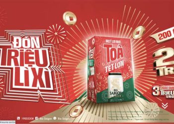 Cách nhập Kmbiasg mã trúng thưởng bia sài gòn Lager Tết 2026