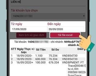 Cách xem lịch sử giao dịch Agribank trên điện thoại