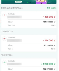 Cách xem lịch sử giao dịch VPBank trên điện thoại